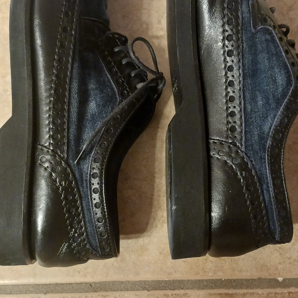 Men doucal's denim jeans oxfords - Picture 6 of 8
